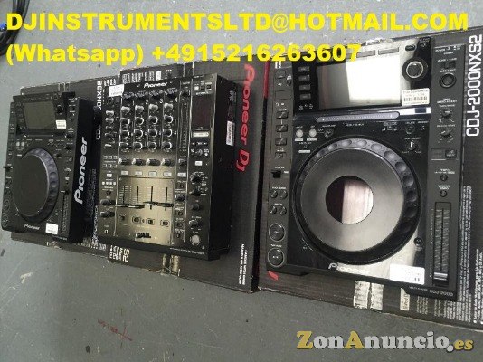 Pioneer 2x Cdj-2000 Nxs2 y Djm-900 Nxs2 + Hdj-2000 Mk2